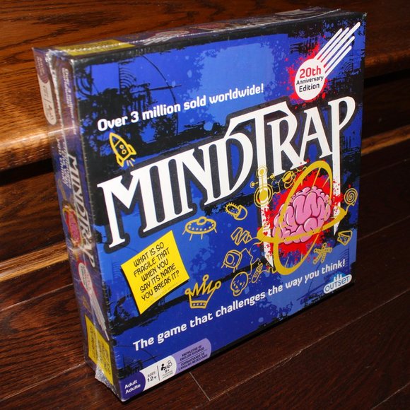 3/$77❤️MINDTRAP 20th Anniversary Edition party trivia game puzzle brainteaser - Picture 2 of 7